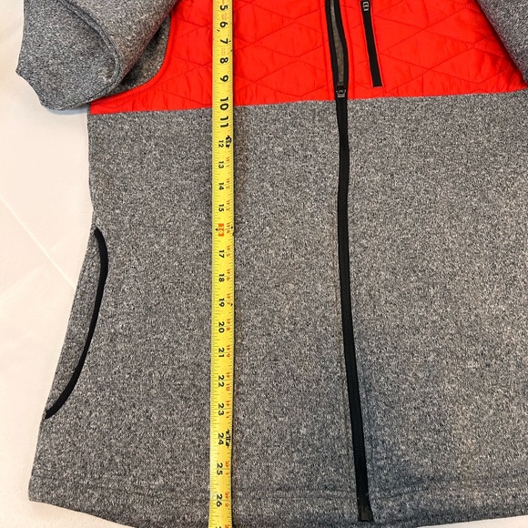 ZYIA Active Red and Gray Quilted Ash Cabin Jacket Women’s Size XXL new - Picture 9 of 12